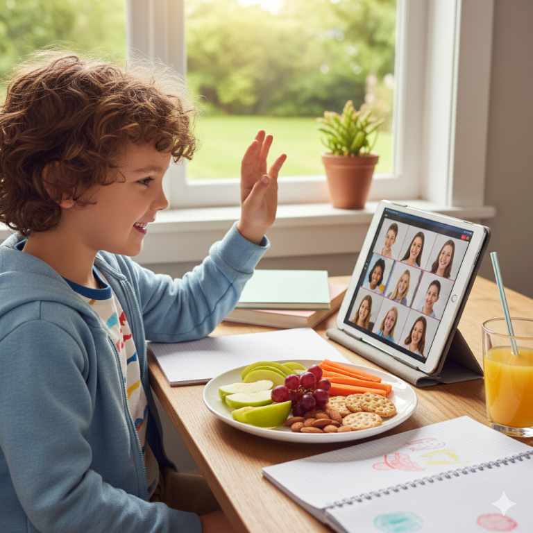 How to Organize Daily Meals for Kids to Maximize Focus in Virtual Classes